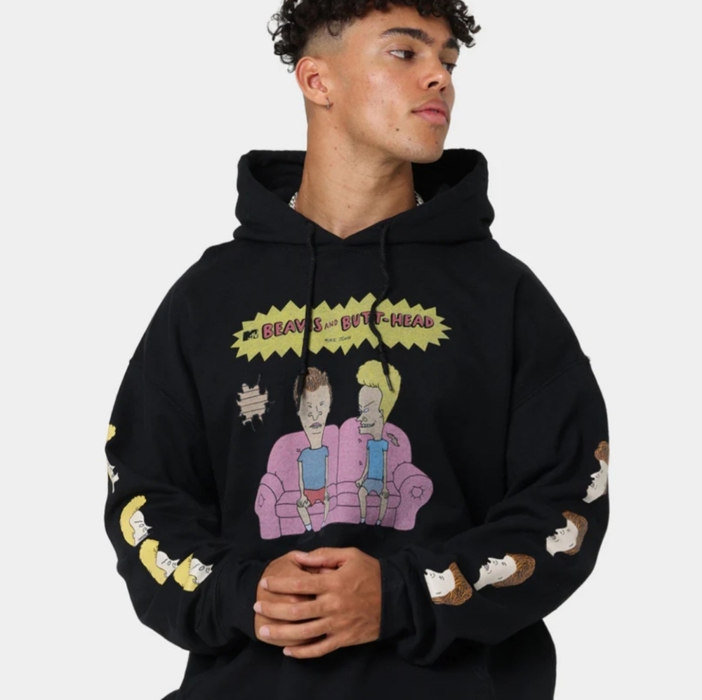 Beavis and Butt-Head Black Hoodie